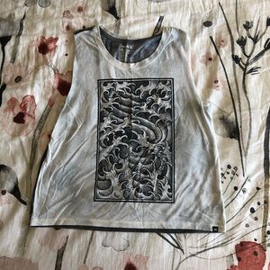 Hurley graphic surf tank